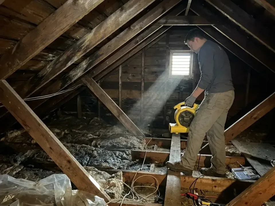 attic-water-damage-drying-proc-007 — frequently asked questions, Emergency Water Extraction & 24/7 Flood Response in Thurmon…